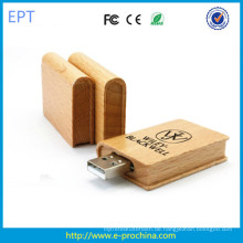 Buch USB Flash Drive / Werbeartikel Holz Buch Form USB Stick (EW518)